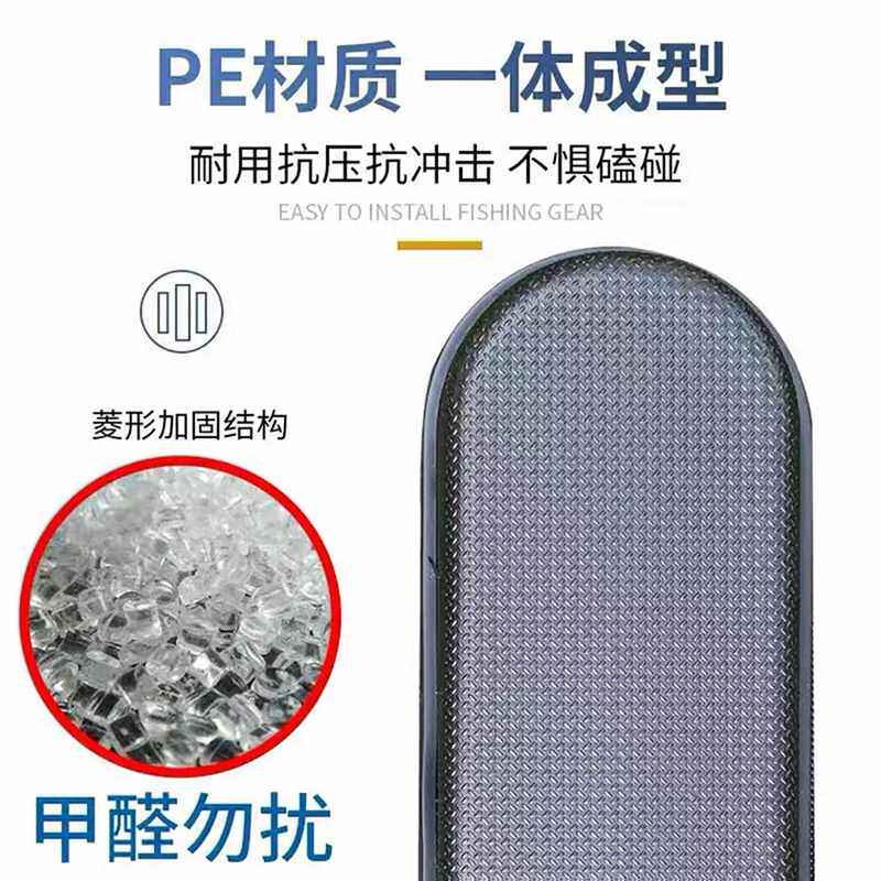 肯格鲁抗压硬壳竿包 路亚杆包1.35米矶竿包1.65米垂钓装备黑色1.4