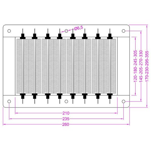 风管加热器空气循环框架式风管风道烘干高温预热翅片ptc管道新风