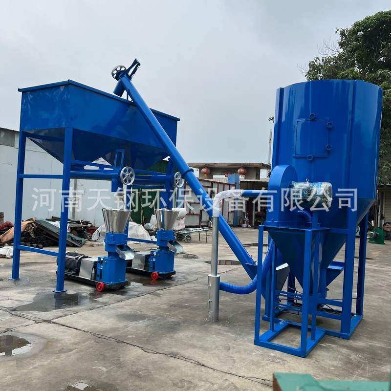 饲料颗粒生产线 粉碎搅拌造粒机 养殖场饲料机猪饲料高产节能,畜牧/养殖物资,饲料投料机,淘宝优惠券,粉丝福利购,淘宝优惠卷