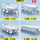折叠桌户外桌便携式 地摊桌摆摊桌家用吃饭小餐桌椅学习塑料长桌子