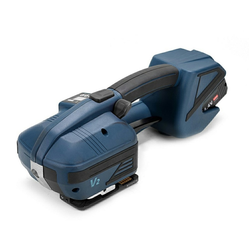 电动打包机V2手提式PET塑钢带免扣热熔捆扎机纸箱板材锂电打捆机