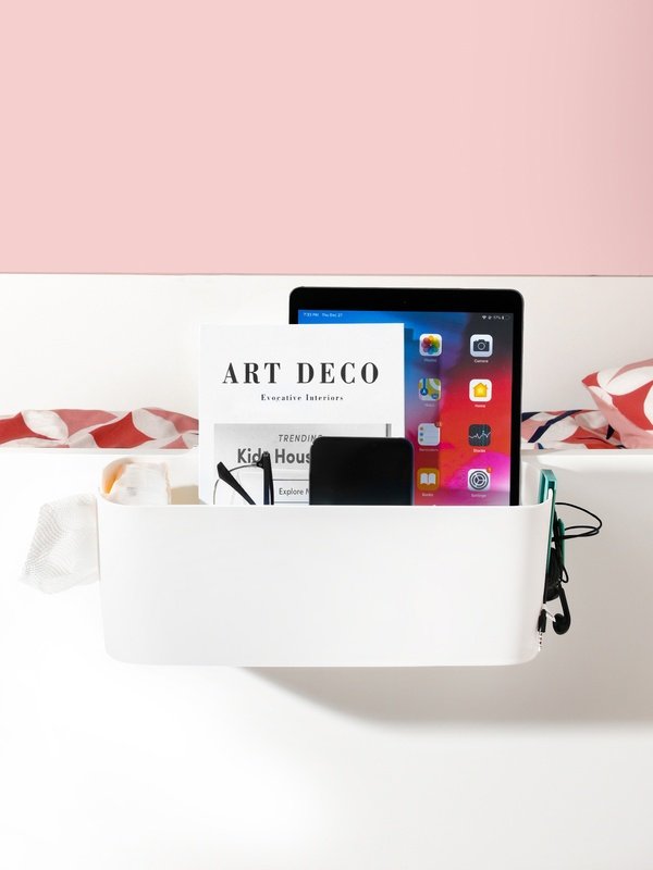 宿舍挂篮办公室家用收纳盒化妆品篮壁挂式储纸巾盒物桌面抽收纳盒,收纳整理,壁式收纳盒,淘宝优惠券,粉丝福利购,淘宝优惠卷