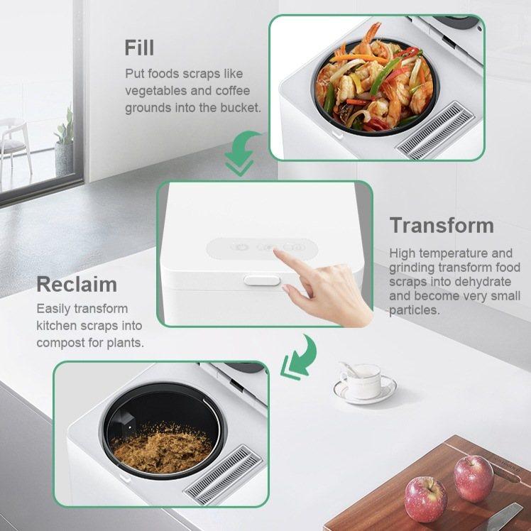 厨余垃圾处理一体机餐厨食物残渣清理器搅破粉碎自动堆肥机多功能,厨房电器,食物垃圾处理机,淘宝优惠券,粉丝福利购,淘宝优惠卷