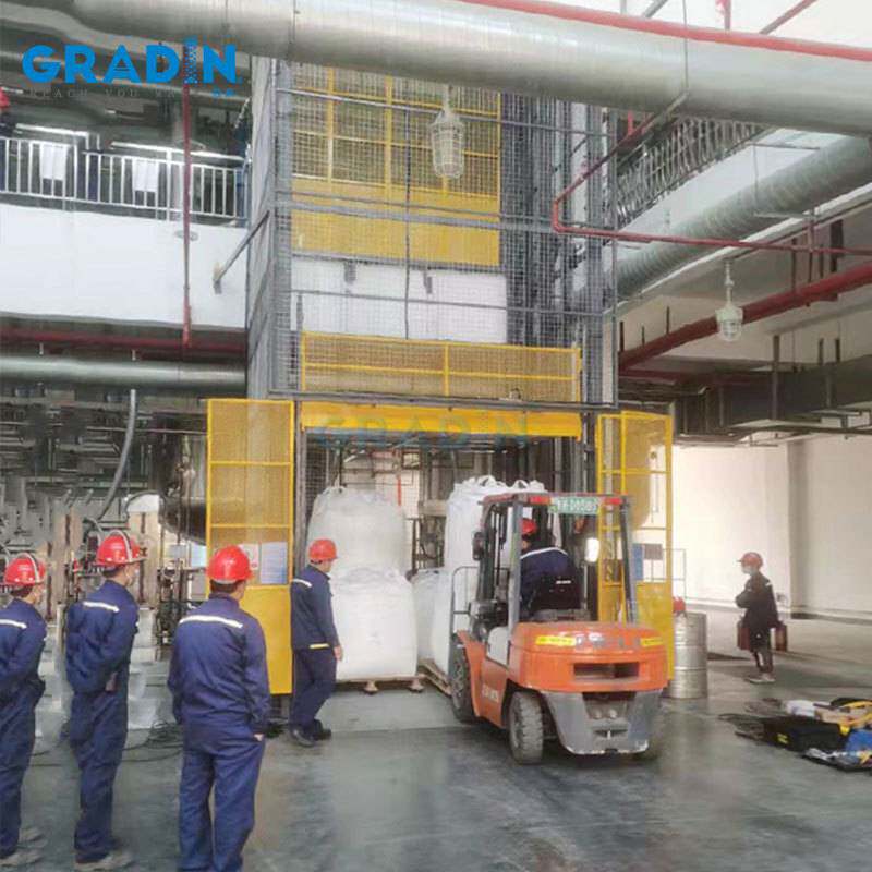 工业厂房导轨式简易货梯升降机 仓库车间导轨液压链条式升降货梯
