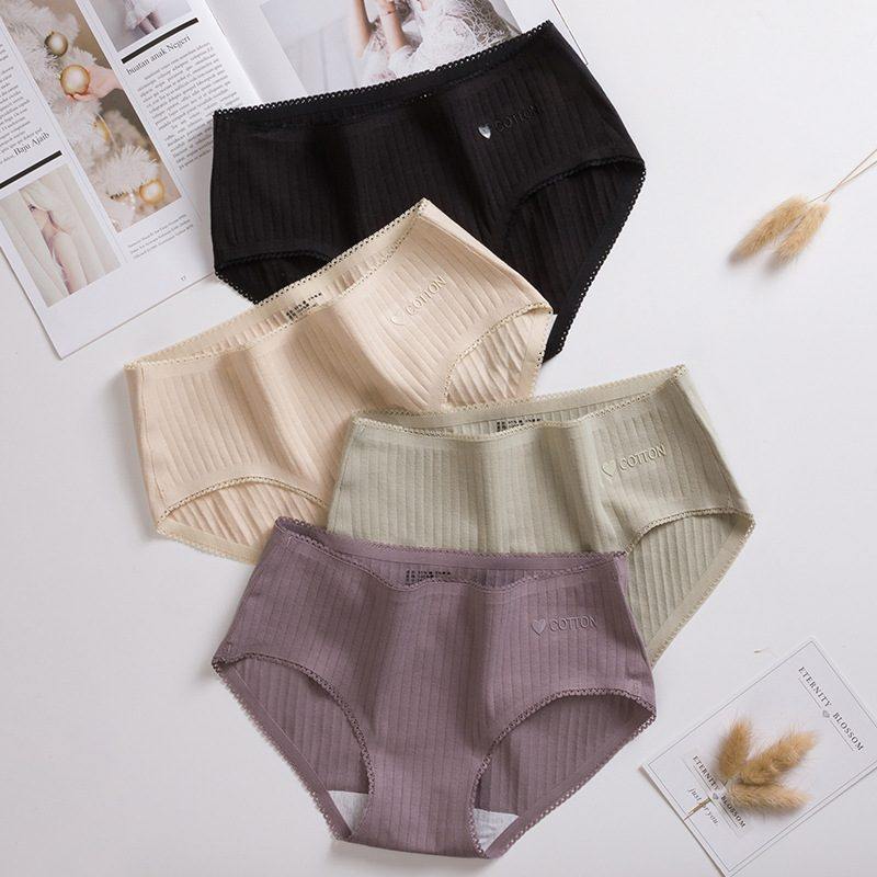 新品 无痕纯棉内裤女石墨烯抑菌全棉裆舒适透气蕾丝螺纹女士三角,女士内衣/男士内衣/家居服,女三角裤,淘宝优惠券,粉丝福利购,淘宝优惠卷