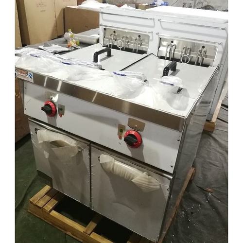 杰冠DF-26-2商用立式双缸四筛电炸炉大容量油炸锅汉堡炸鸡油炸机