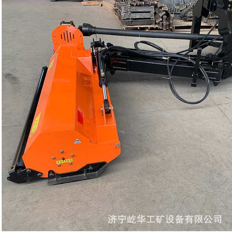 厂家供应 液压侧移翻转碎草机侧挂避障式公路斜坡割草机