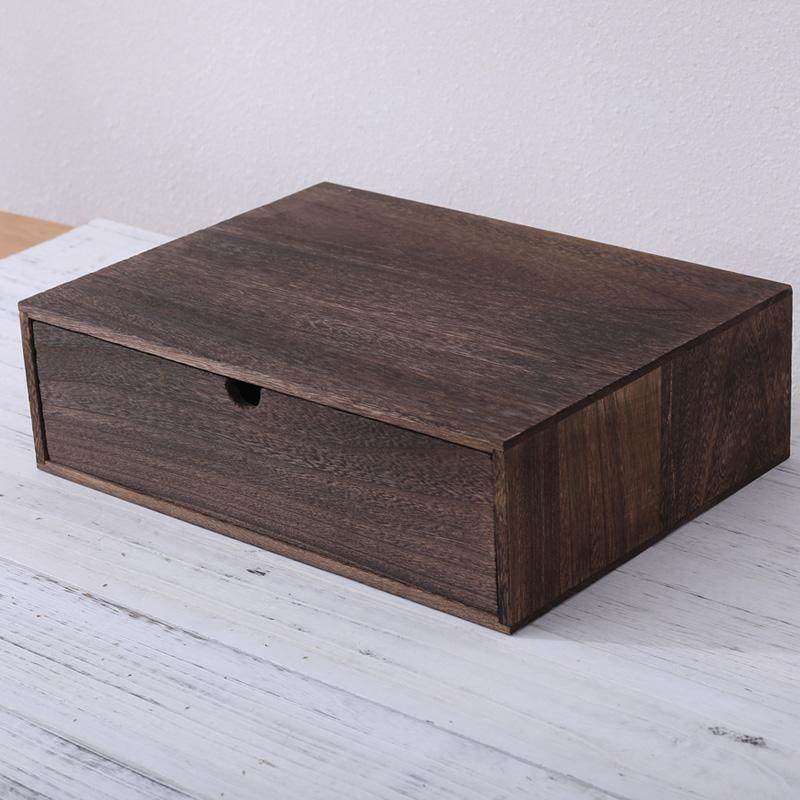 日式抽屉杂物收纳盒家用办公桌面化妆品收纳箱壁挂整理盒大号单层,收纳整理,桌面收纳盒,淘宝优惠券,粉丝福利购,淘宝优惠卷