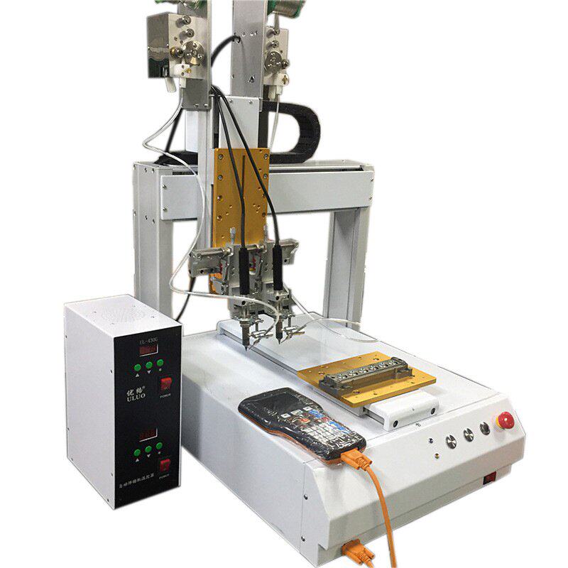 厂家直销双工位全自动高速焊锡焊接机全自动机焊锡电路板机自动