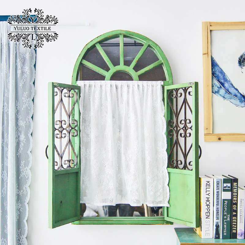 魔术贴纱帘自粘蕾丝窗纱隔断梦幻门帘成品公主白色少女窗帘帘子,居家布艺,窗纱,淘宝优惠券,粉丝福利购,淘宝优惠卷