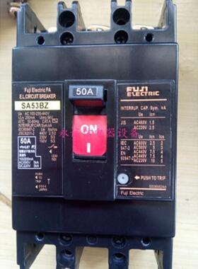 **原装正品日本FUJI塑壳断路器SA53BZ 3P 40A现货,质保一