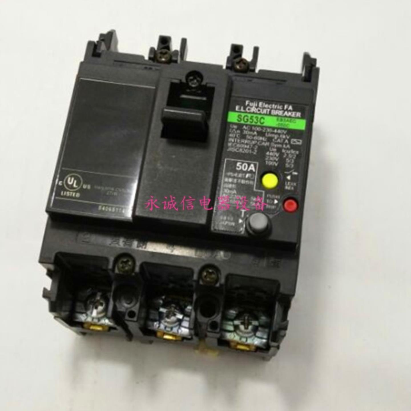 **原装正品日本富士FUJI空气开关漏电保护器SG53C 3P 20A质保*