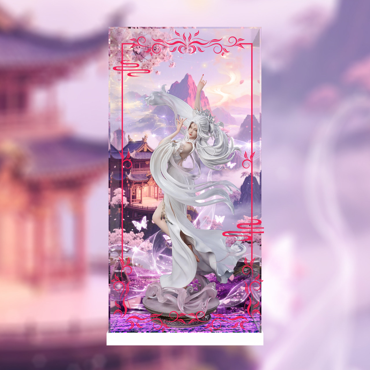 诛仙动画官方正版周边小白1/6手办主题展示盒