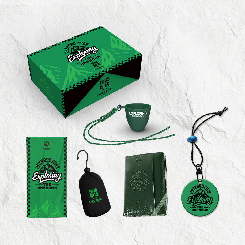 探索新境第二季珍藏版礼盒剧中同款户外毛巾护照夹挂牌挂件胶片