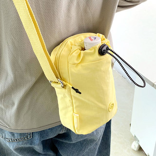2025新款斜挎手机包女迷你散步小包高级感夏天轻便帆布水杯一体包