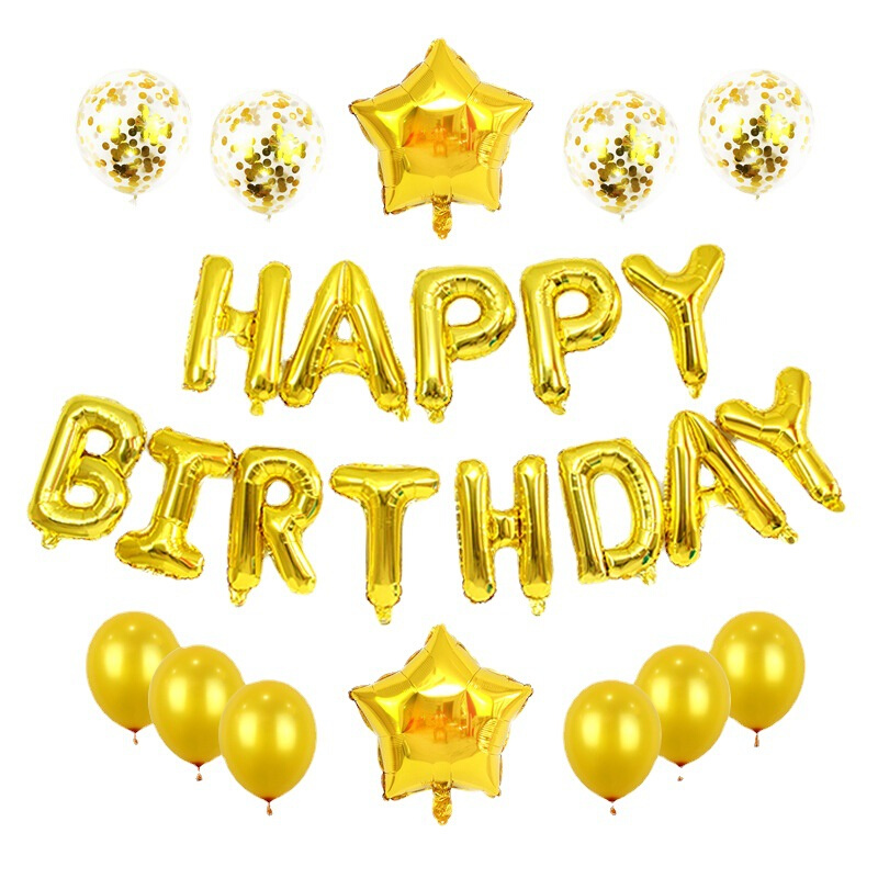 Birthday party decoratiokn supplies package birthday lkett