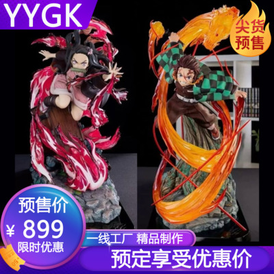 T社祢豆子IKI炭治手办雕像GK