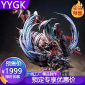 YYGK Hertz兵长砍猴阿克曼利威尔兵长vs吉克手办雕像私人订制