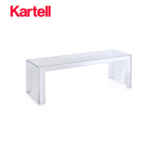 Kartell意大利原装 SIDE 进口隐形边桌简约透明桌置物桌INVISIBLE