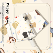 可爱小狗晴雨伞两用女全自动太阳伞防晒防紫外线轻巧便携折叠雨伞