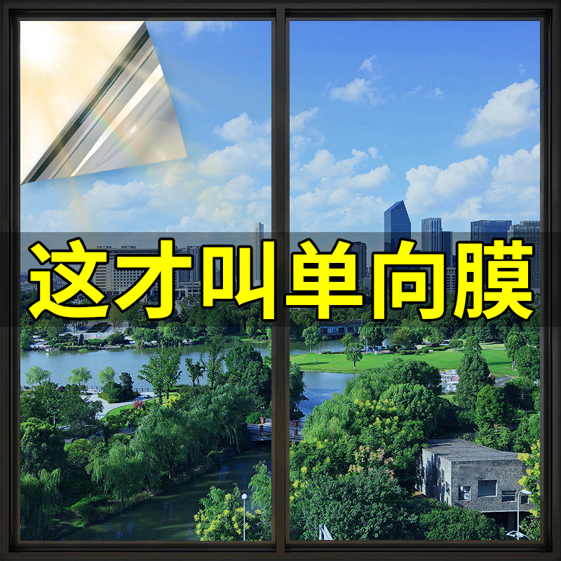 【单向防窥膜】外面看不到里面