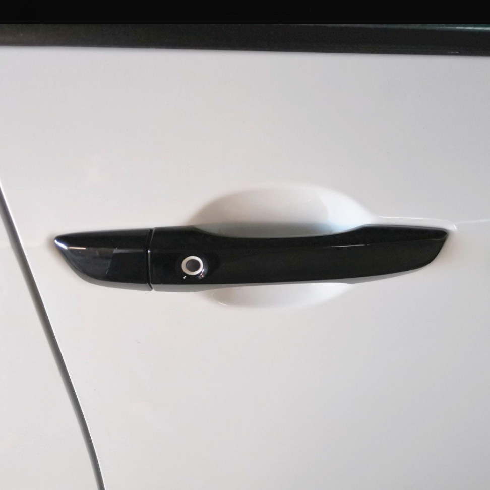 适用于19款新十代思域改装车门外拉手黑武士车身外拉手贴改装车门
