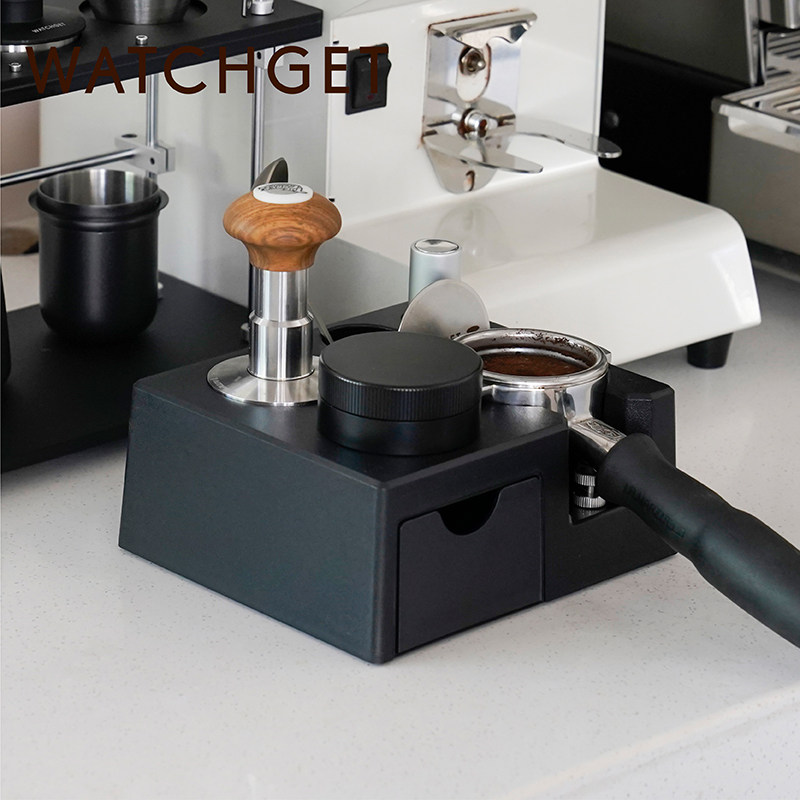 WATCHGET咖啡压粉底座手柄填压粉锤收纳机ABS塑料吧台51/53/58mm