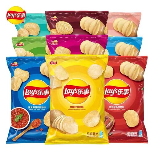乐事薯片大包装土豆片多口味可选休闲膨化食品追剧零食小吃