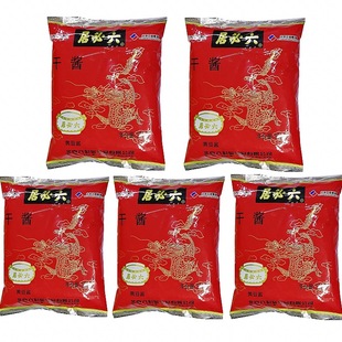 旗舰北京六必居干黄酱黄豆酱350克干酱炒菜烹调炸酱面酱上色餐饮