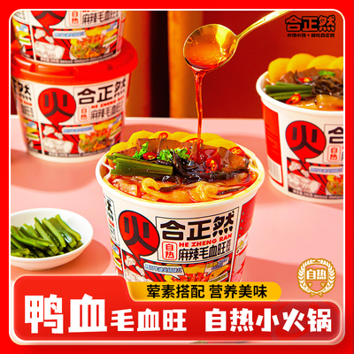 合正然盒装自热小火锅麻辣