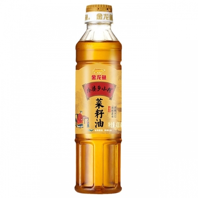 金龙鱼外婆乡小榨菜籽油400ML 小瓶宿舍家用礼品炒菜烹饪食用油