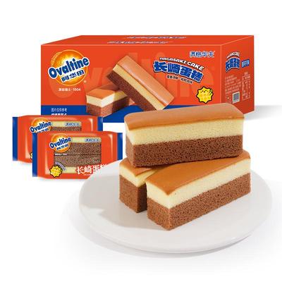 满格华夫阿华田长崎蛋糕330g早餐面包蛋糕小零食糕点整箱小吃