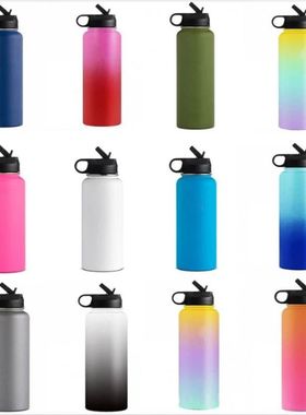 新款Hydro Flask不锈钢太空壶32oz40oz大容量户外登山保温杯运动