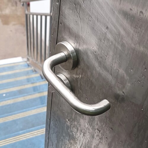 消防锁7255/7260把手全套304不锈钢通用锁锁体分体锁过道锁办公室