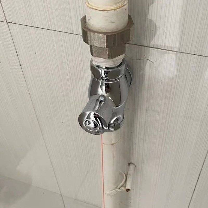 冲水阀手按式按压式小便池冲洗阀阀门全铜体厕所大便池蹲坑延时