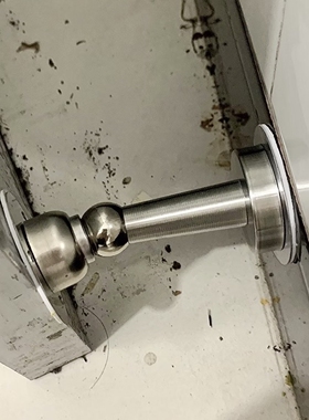 室内加长房门门阻器防碰两用卧室免打孔地吸黑色卫生间门阻挡防撞