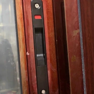 玻璃阳台门扣老式锁扣条形锁移门推拉门90型玻璃窗门窗落地双面锁