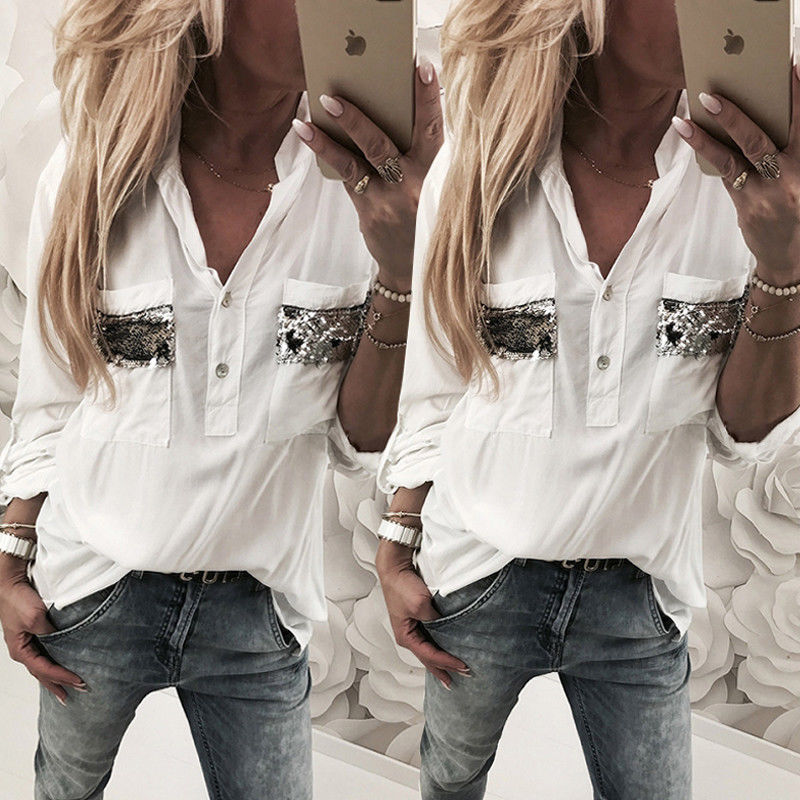 Women Blouse Long Sleeve Casual Shirts Tops  Clothes|ruв категории Женская одежда, рубашка - от Buy2taobao.com для оказания профессиональной услуги покупки агента Taobao