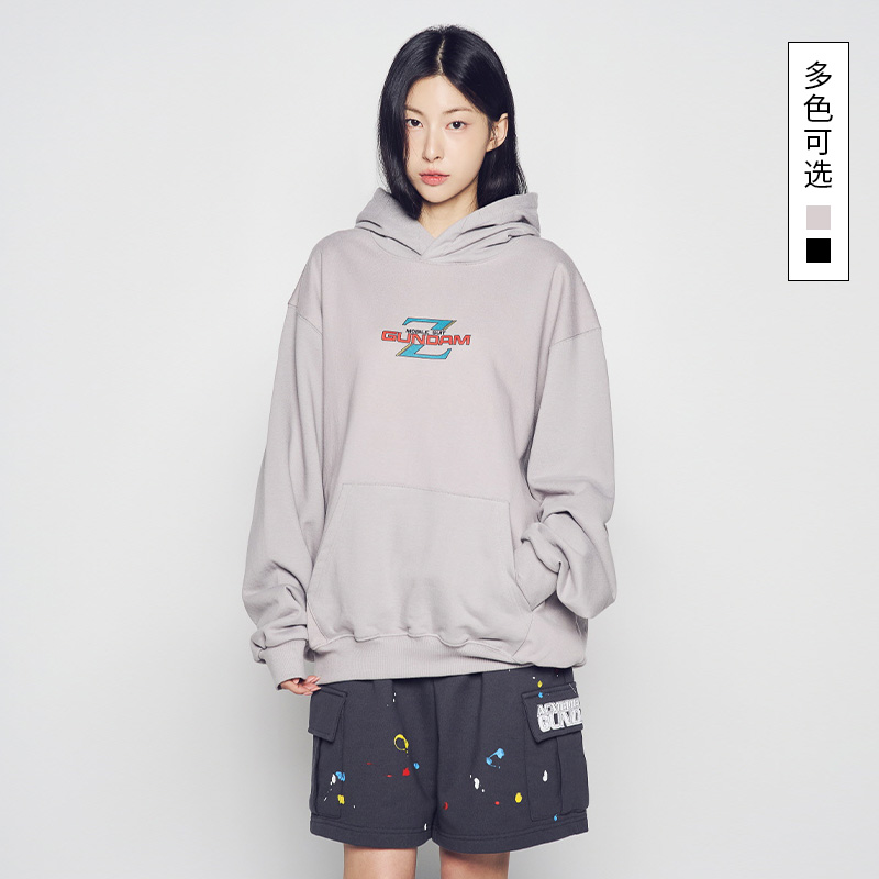 ADLV高达Z高达机体连帽卫衣男女宽松长袖上衣25新款印花连帽衫