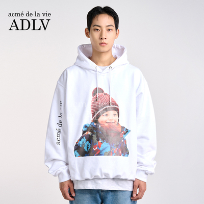 ADLV宽松纯棉连帽卫衣