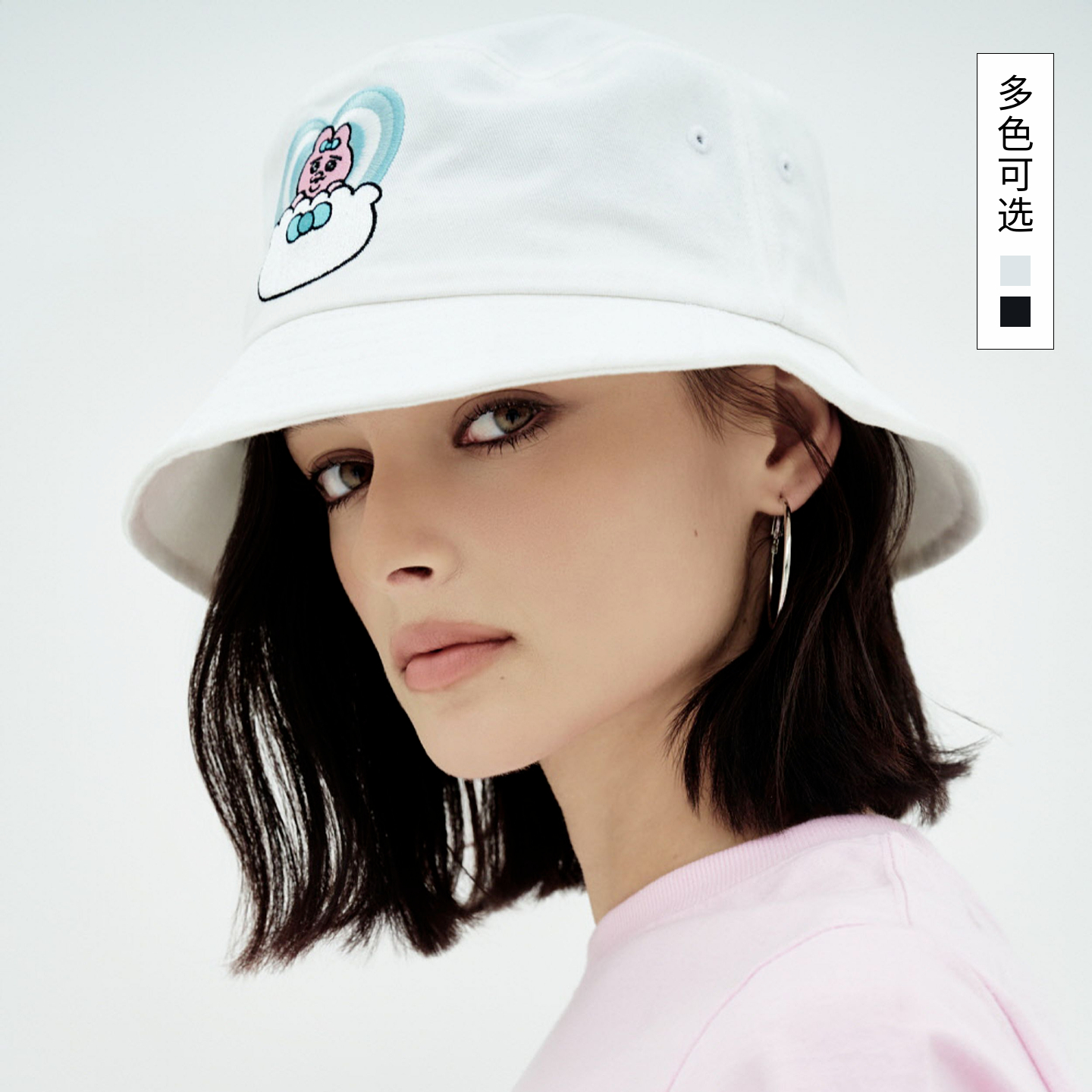 【OPANCHU USAGI】ADLV韩国潮牌2025夏季新品内裤兔联名渔夫帽