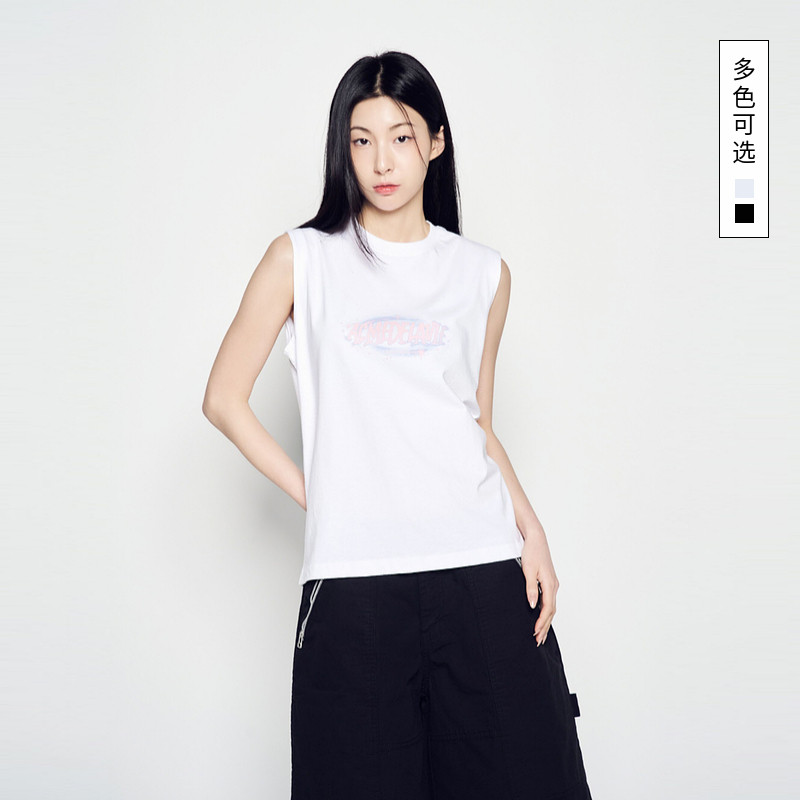 ADLV韩国潮牌2025夏季新款背心外穿宇宙渐变休闲无袖上衣女式女款