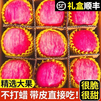 现摘现发洛川苹果正宗！脆甜多汁