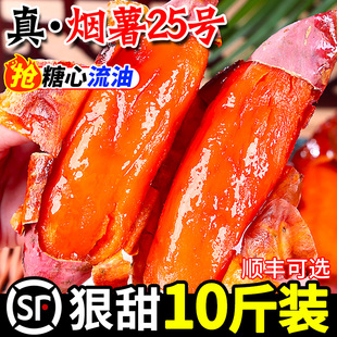 山东烟薯25号蜜薯新鲜红薯10斤糖心沙地甜番薯流油地瓜烤红薯专用
