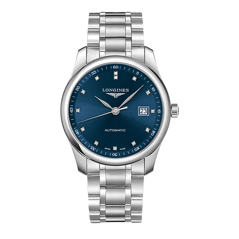 Longines浪琴正品手表男 名匠系列镶钻自动机械男表L2.793.4.97.6