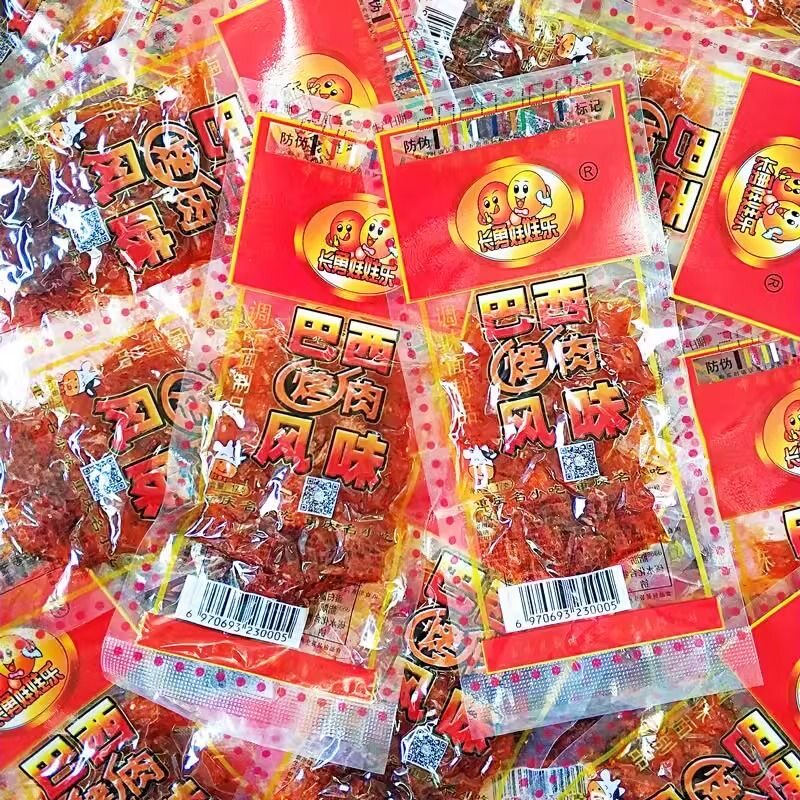 长勇娃娃巴西烤肉辣条风味8090经典儿时怀旧校园零食麻辣面筋麻辣