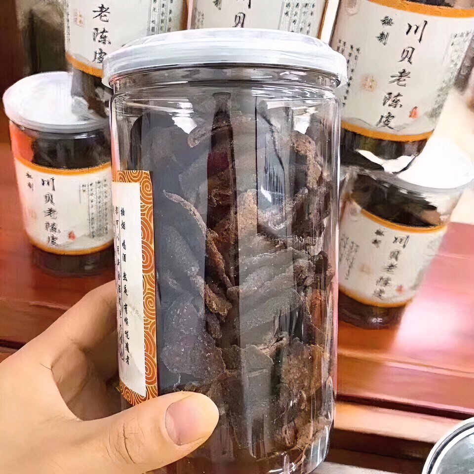 川贝老陈皮秘制新会特产老陈皮茶即食方便冲水零食蜜饯冲泡泡茶