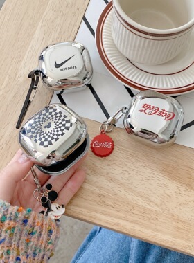 适用三星BudsLive保护套新款三星GalaxyBudspro蚕豆无线耳机防摔Budspro电镀软壳buds2男女网红潮牌防摔防刮