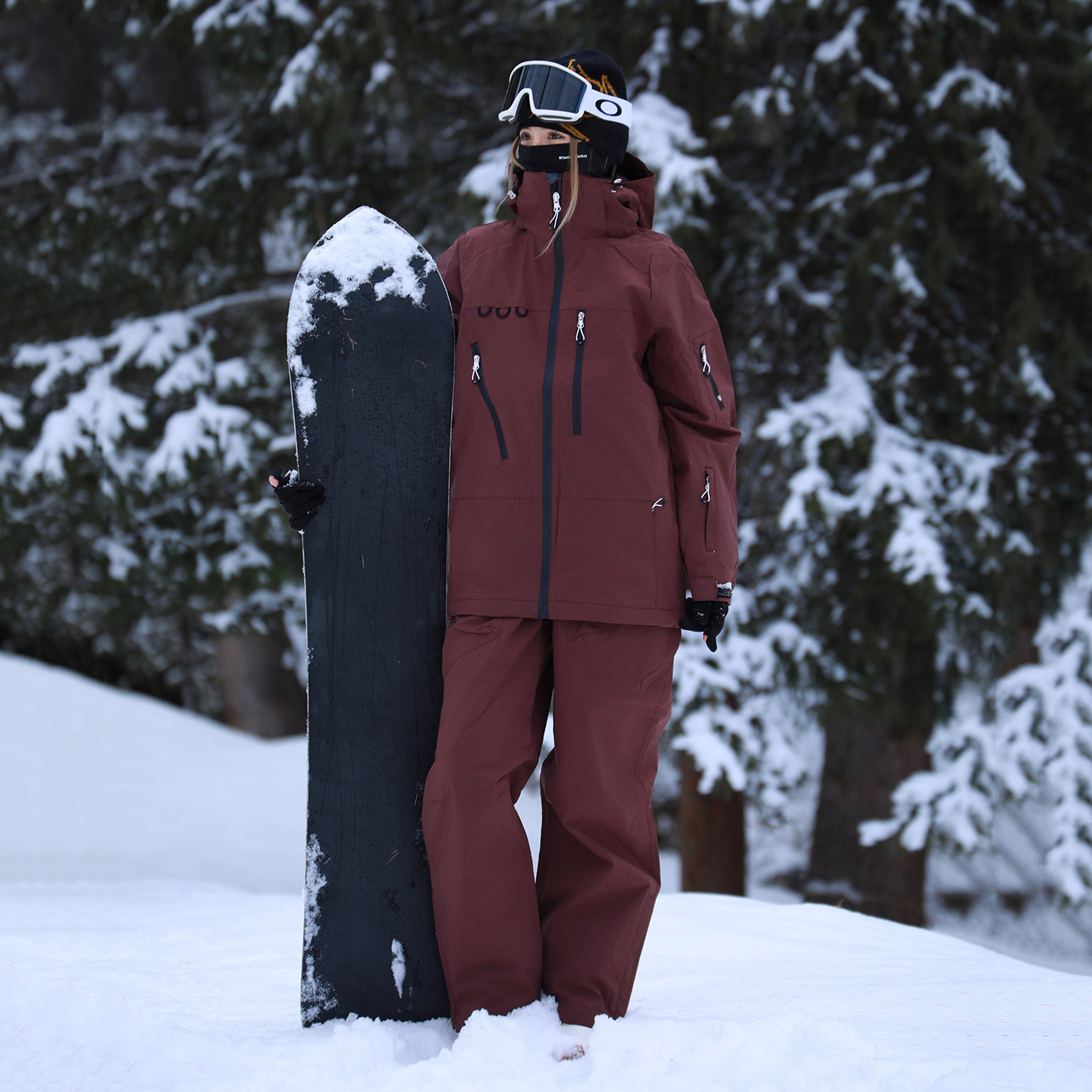 滑雪服女套装男冬季户外防水保暖加厚滑雪衣裤单板双板滑雪服套装