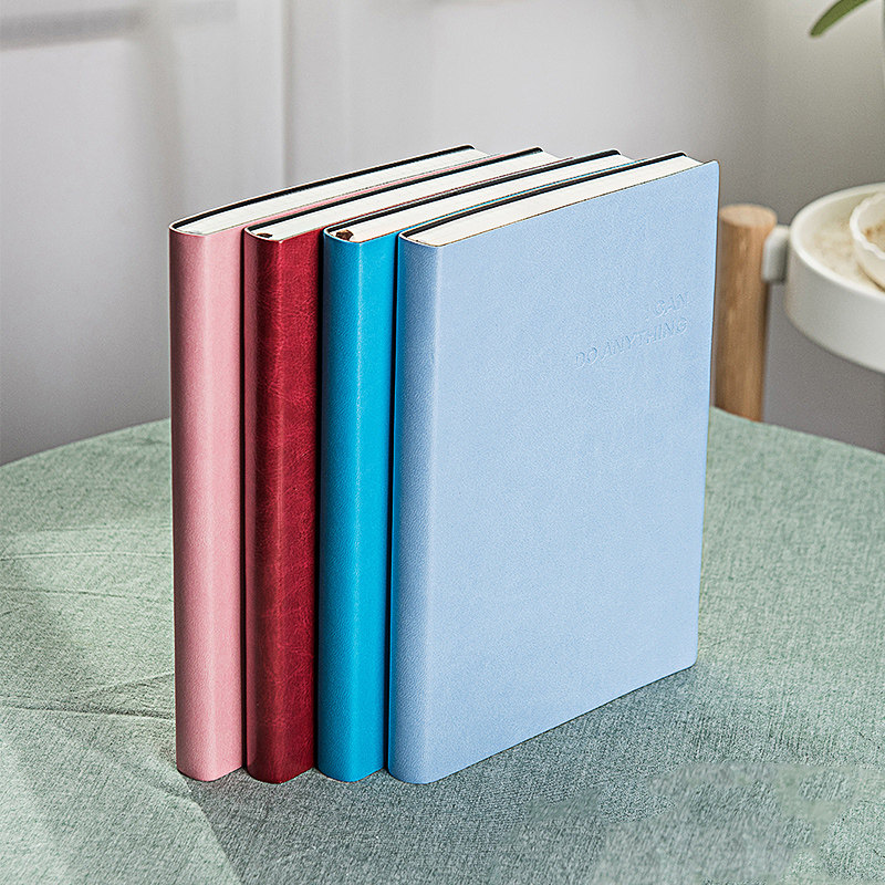 A5软面抄方格点阵白纸三合一思维导图本笔记本子简约日记本精致网红记事本少女可爱手帐本记录本封面定制logo